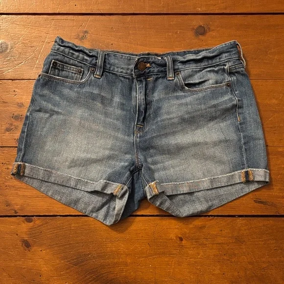 J Crew Denim Blue Jean Shorts - Picture 2 of 5